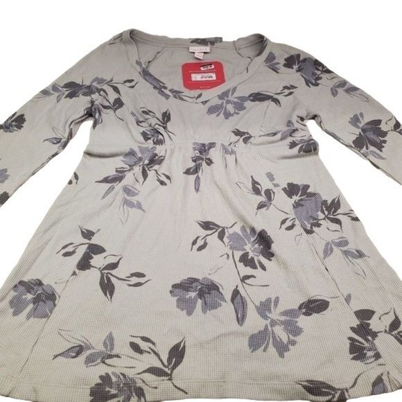 Isabel Maternity Womens Waffle Knit Top Maternity Shirt Maternity Clothes - Picture 3 of 8